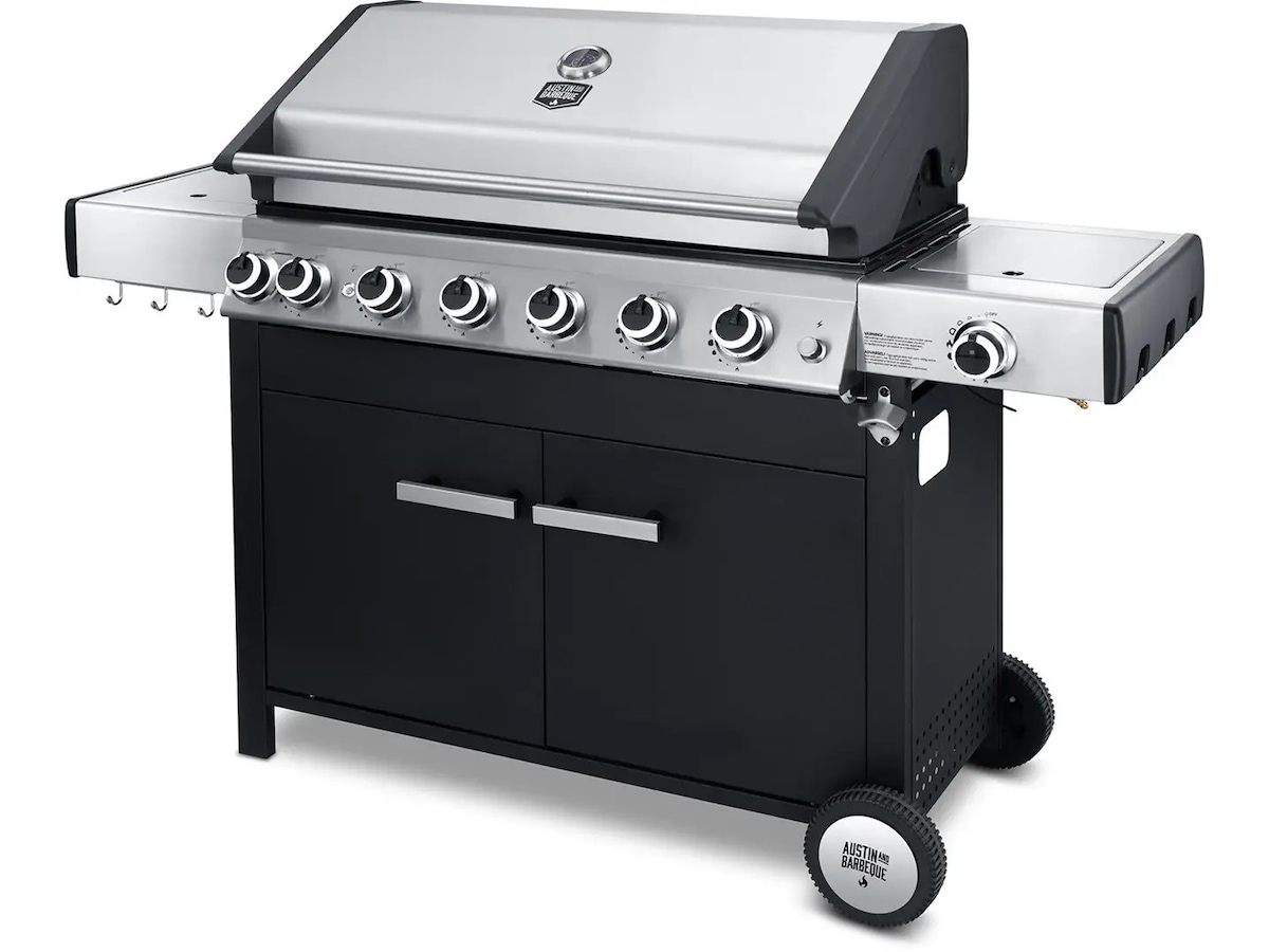 Austin and Barbeque Gassgrill 6+2 brennere Grill