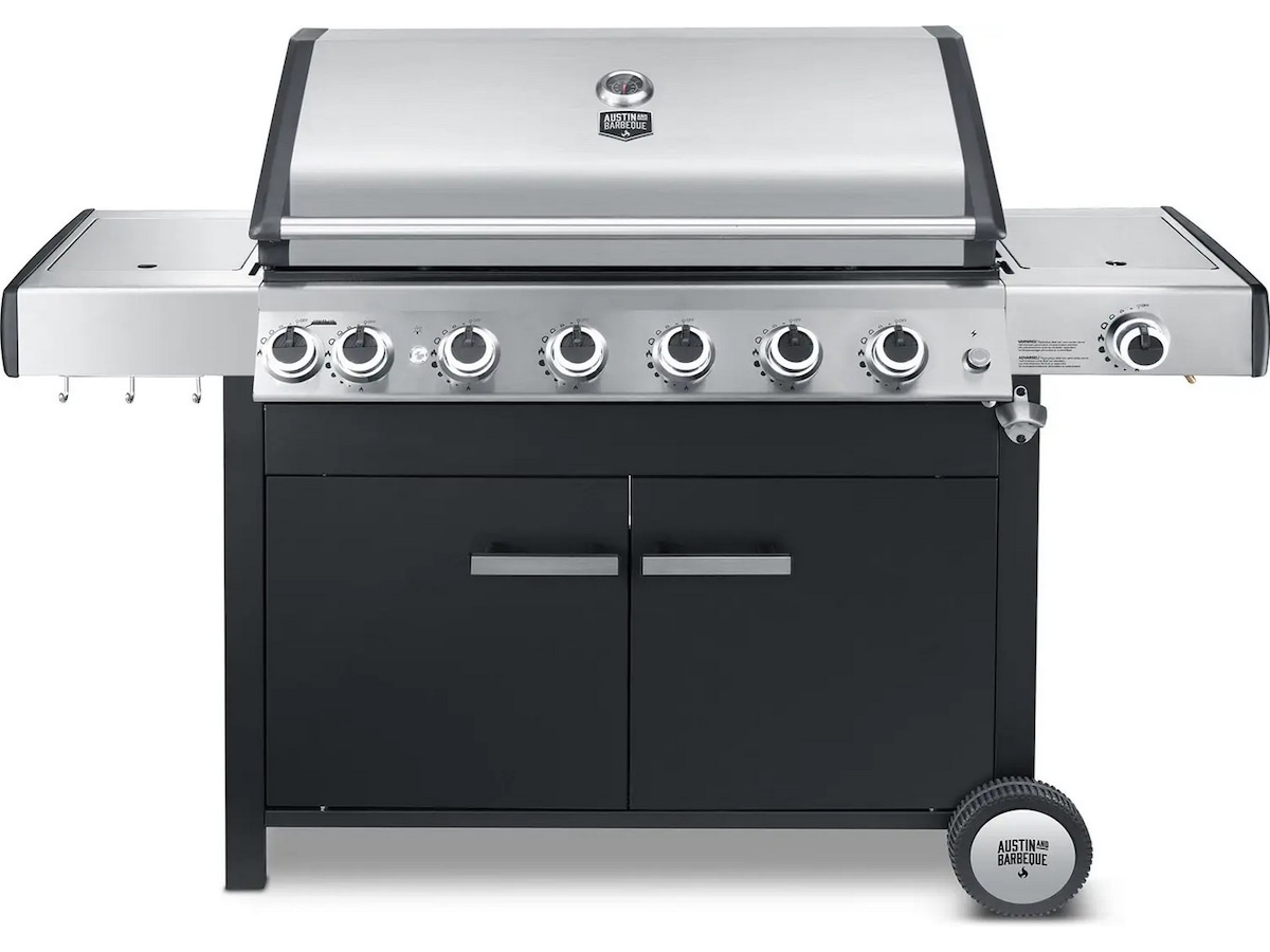 Austin and Barbeque Gassgrill 6+2 brennere Grill