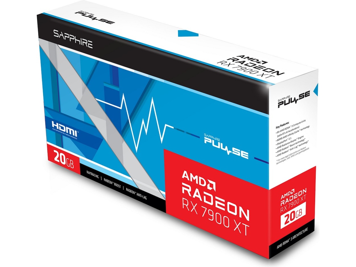 Sapphire PULSE AMD Radeon RX 7900 XT -B-Grade Demo skjermkort