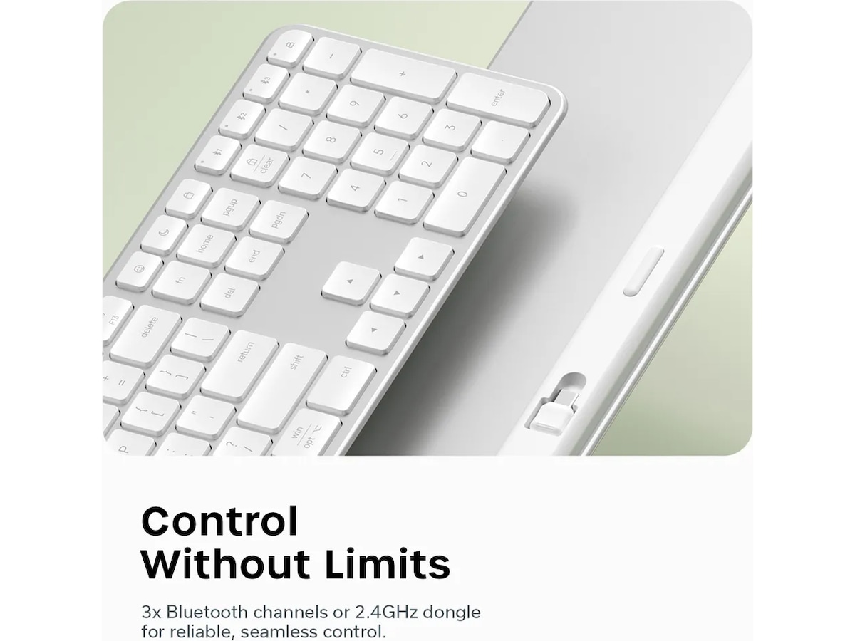 Satechi EX3 Slim trådløst tastatur nordisk layout Tastatur