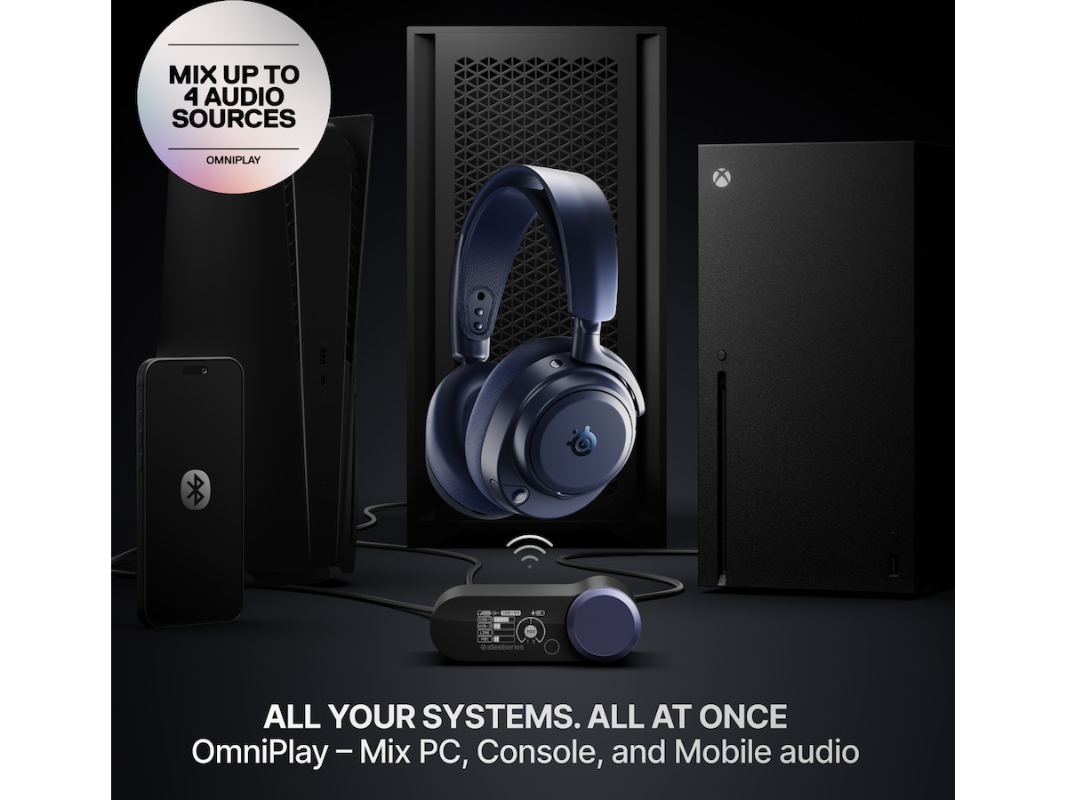 SteelSeries Arctis Nova Pro Omni trådløst gaming-headset (blå) Gamingheadset