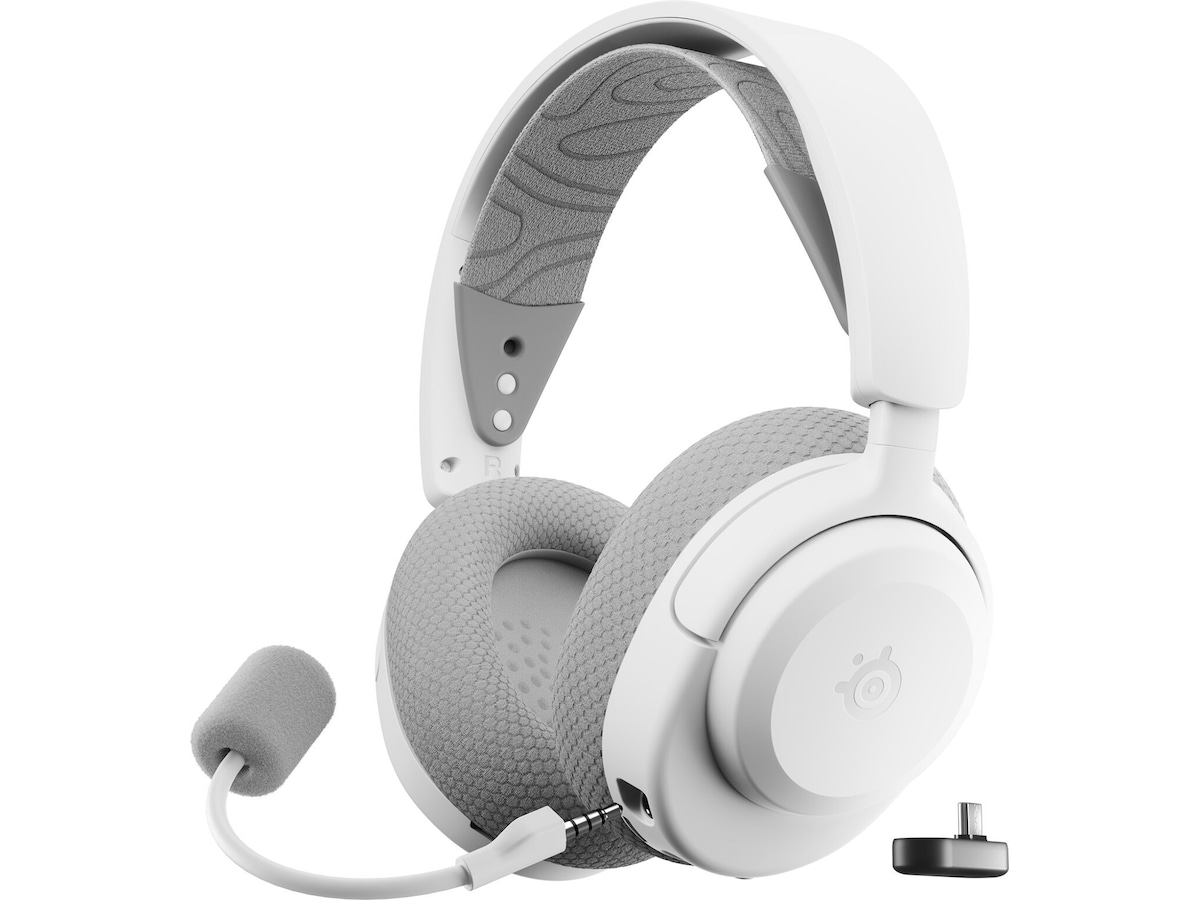 Steelseries Arctis Nova 3 WL trådløst gamingheadset (hvit) Gamingheadset