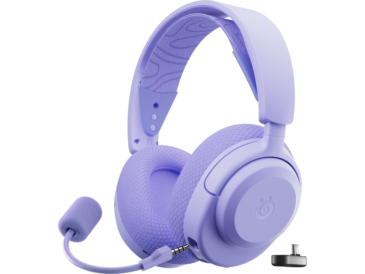 SteelSeries Arctis Nova 3 WL trådløst gamingheadset (lavender) Gamingheadset