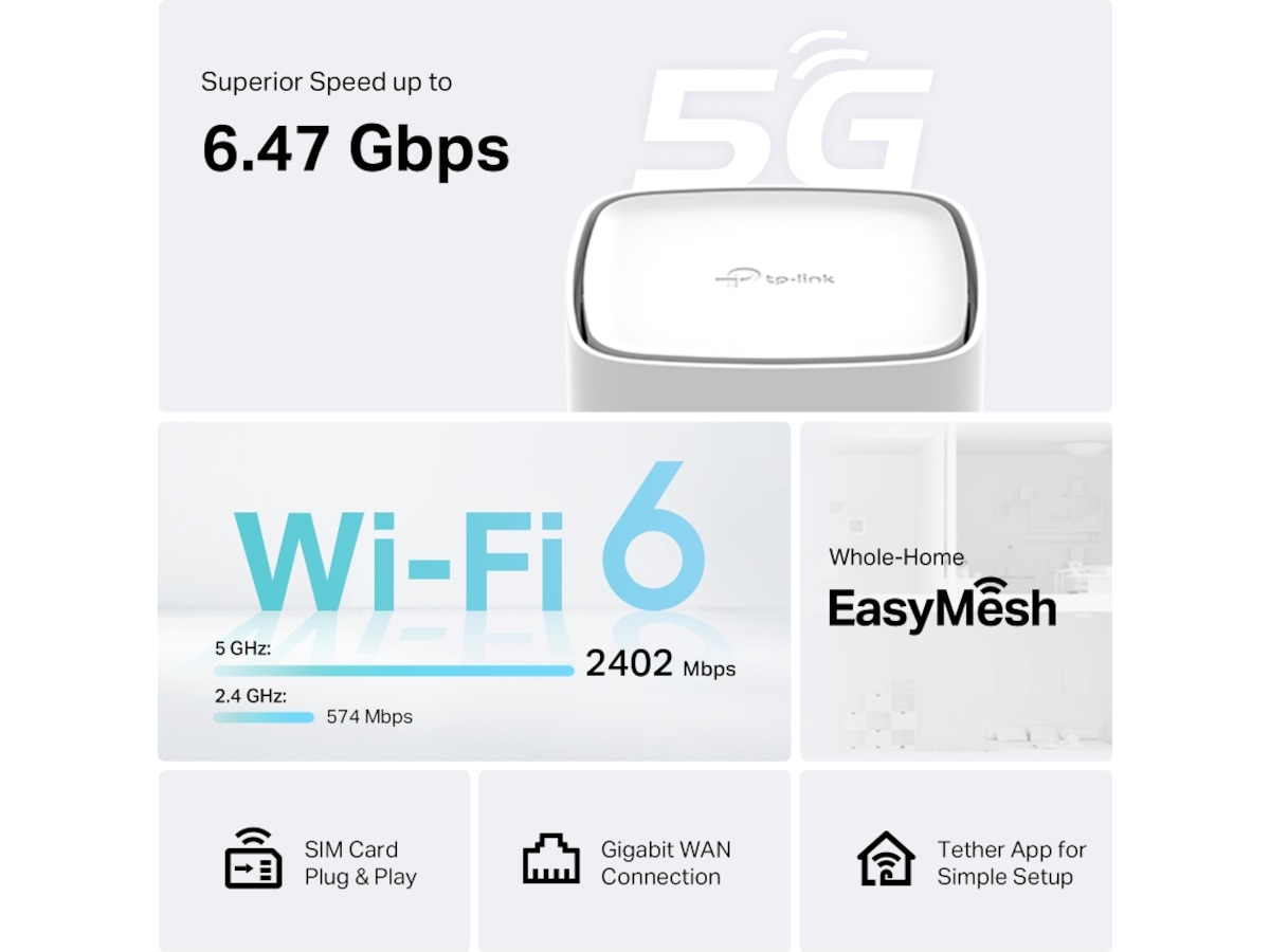 TP-Link Archer NX505 5G AX3000 Router Routere