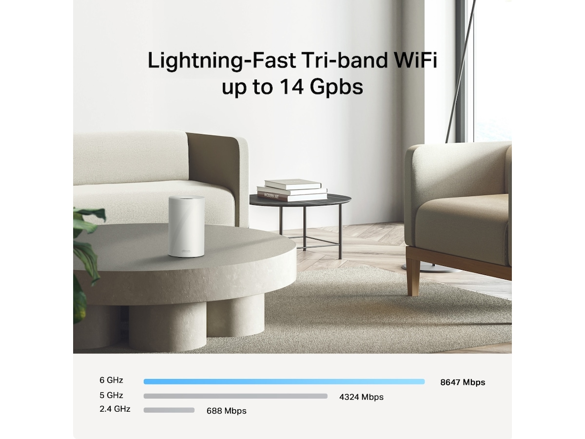 TP-Link Deco BE68 mesh router 1-pack Routere