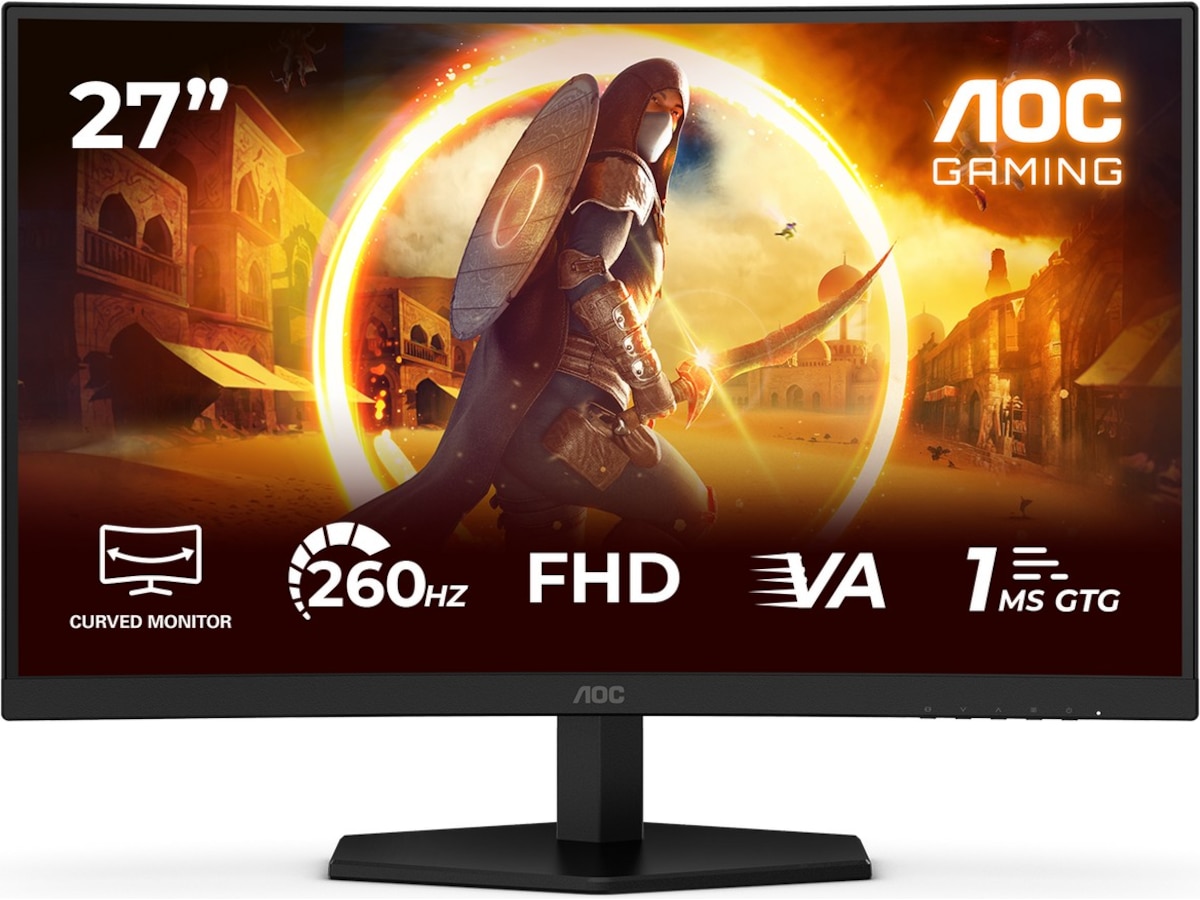 AOC 27" curved gamingskjerm C27G42ZE Gamingskjermer