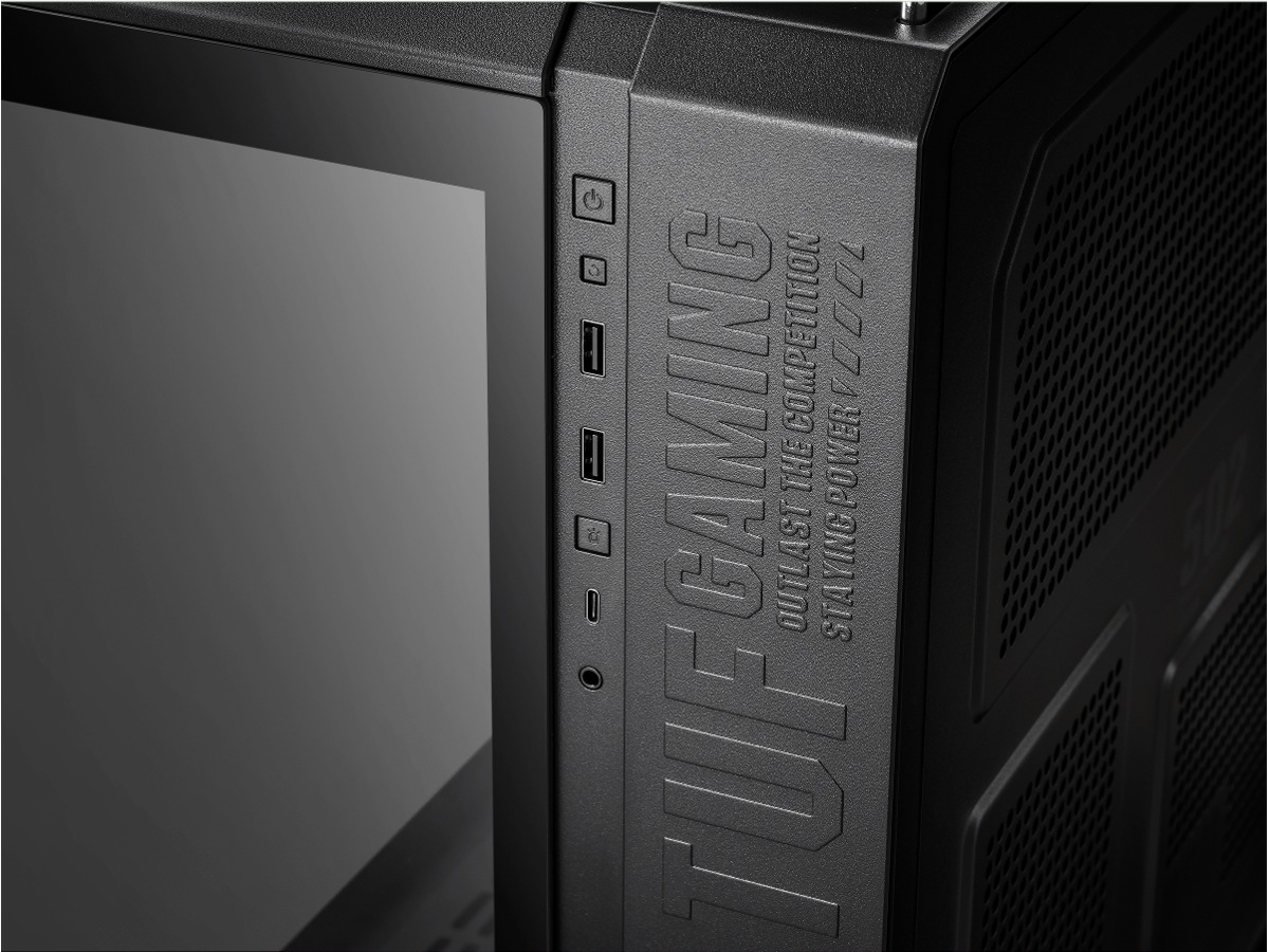 Asus TUF Gaming GT502 Plus TG ARGB Mid Tower (sort) -B-Grade Demo annet i datautstyr