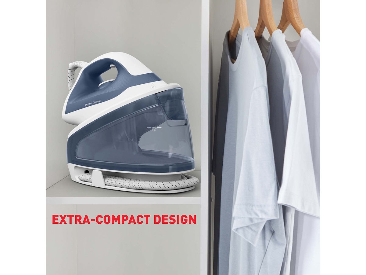 Tefal Express Optimal Blue SV4110E0 Dampstasjon 1,2L 2200W Steamer