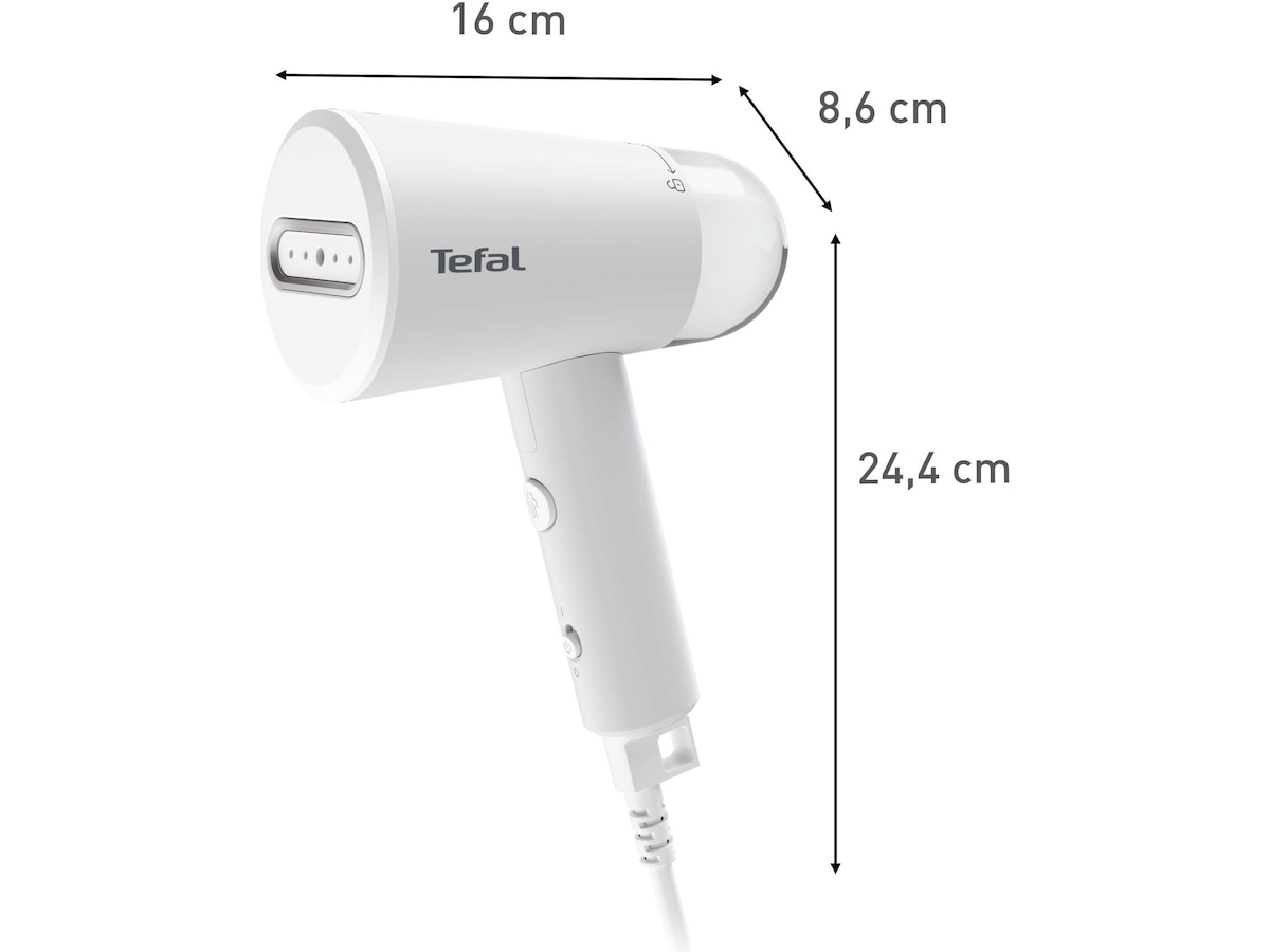 Tefal Origin Travel Dampstrykejern Grå DT1020E1 1200 W Steamer