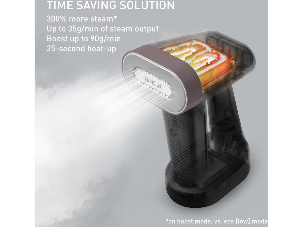 Tefal Pure Force 2in1 DT8720E0 1800 W (White & Pink) Steamer