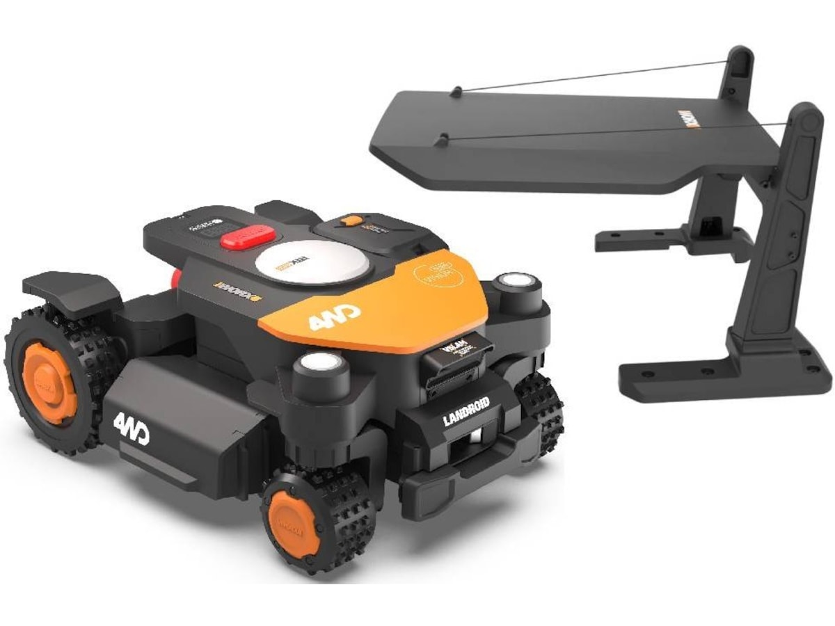 Worx Landroid Vision Cloud AWD WR341E + garasje Robotgressklipper