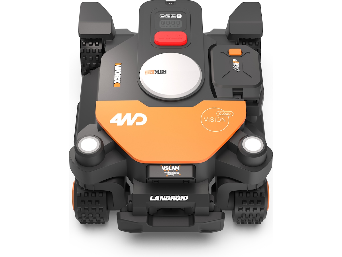 WORX WR342E Landroid Vision Cloud AWD + garasje Robotgressklipper