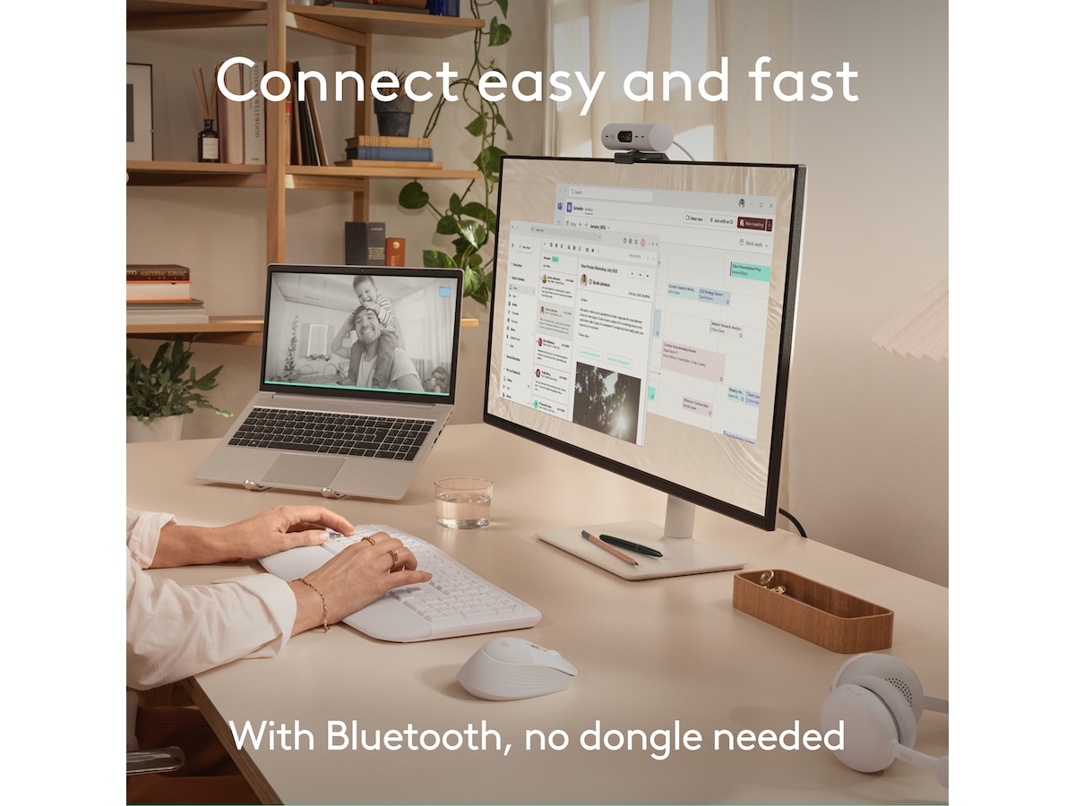 Logitech Signature Comfort M850 L trådløs mus (hvit) Mus