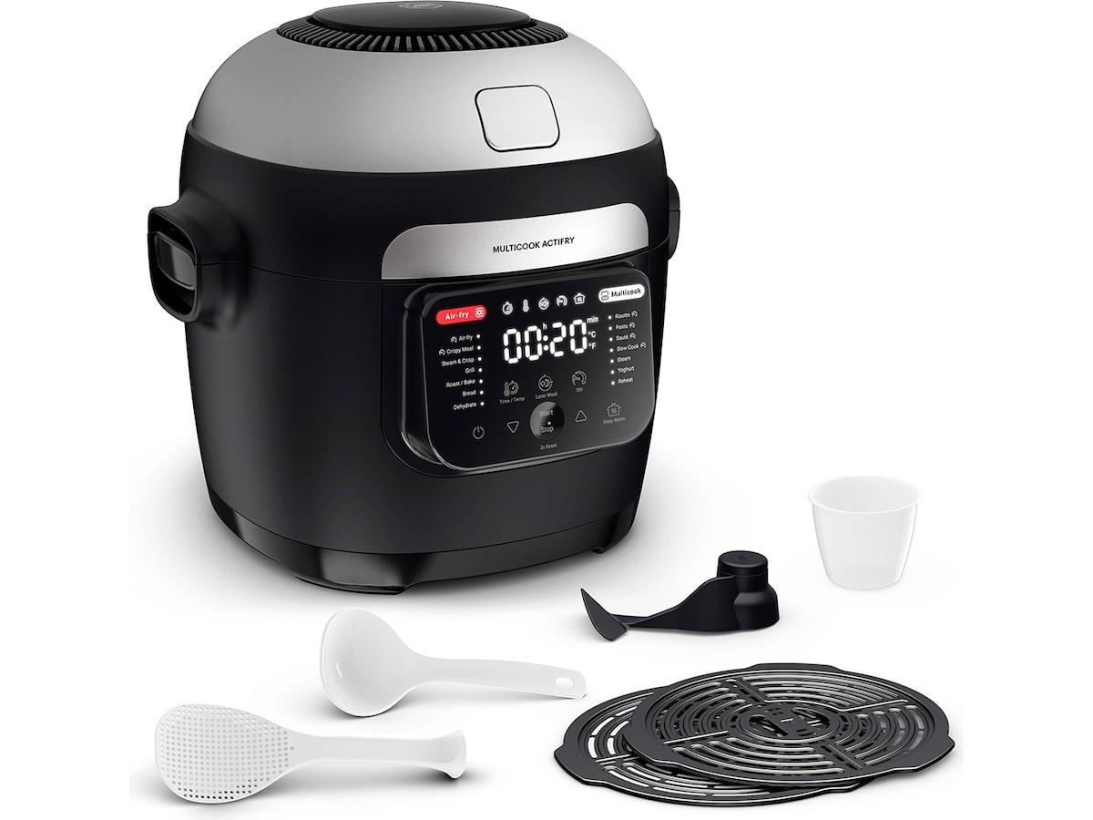 Tefal Actifry Multicooker 6L Frityrkoker (sort) Mat- & dampkokere