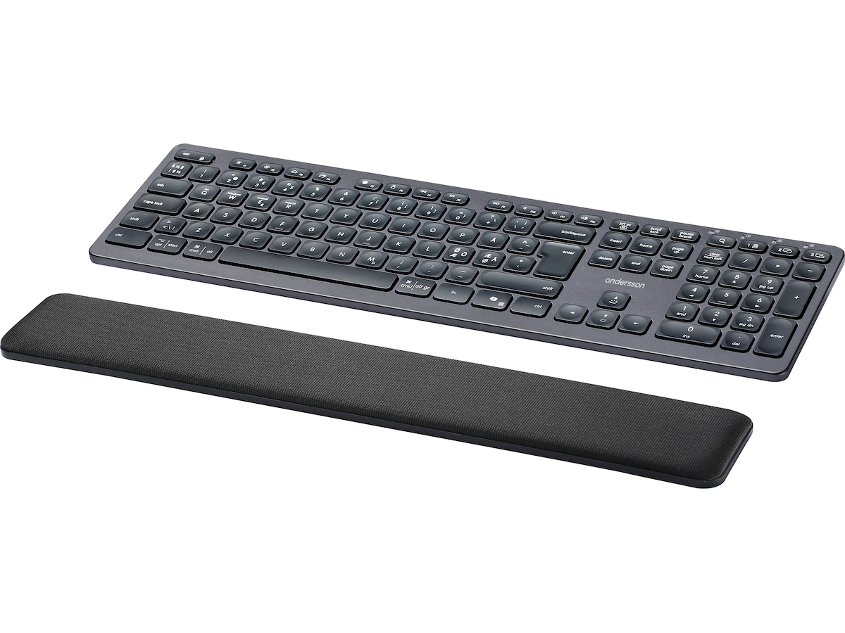Andersson WSK-4000 trådløst tastatur med aluminium Tastatur