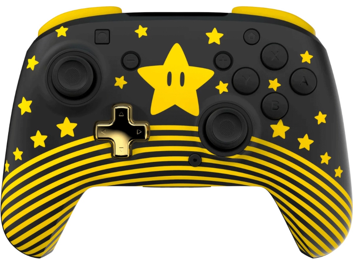 PowerA Trådløs kontroller Nintendo Switch Super Mario Star (Lyser i mørket) Tilbehør til spillkonsoller