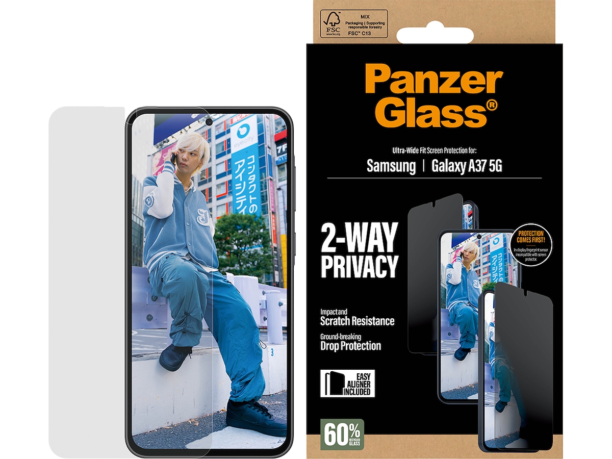 PanzerGlass Galaxy A37 5G Privacy Skjermbeskytter Skjermbeskytter