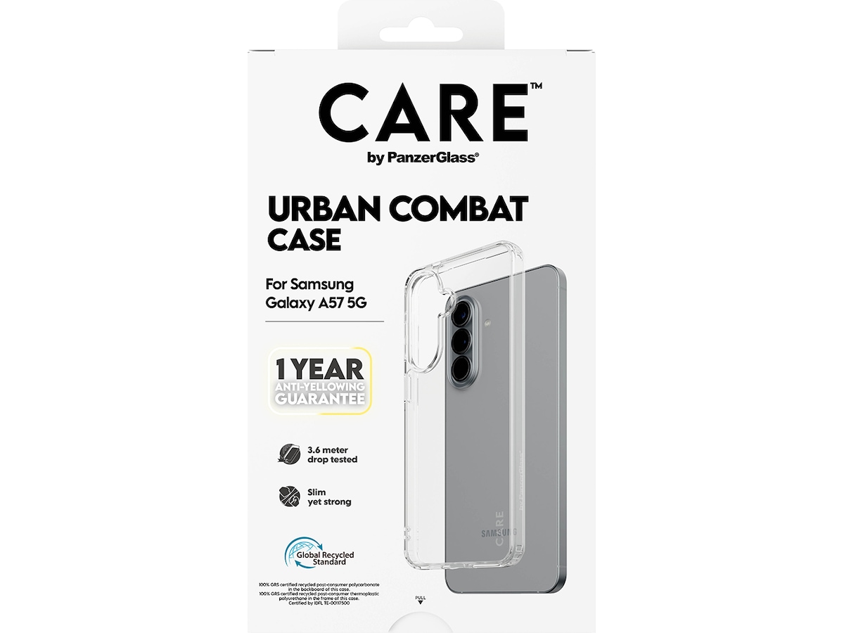 PanzerGlass CARE Galaxy A57 5G Urban Combat deksel (gjennomsiktig) Mobildeksel