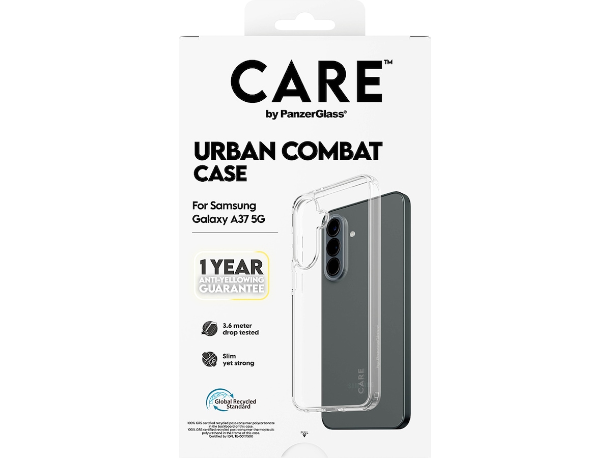 PanzerGlass CARE Galaxy A37 Urban Combat deksel (gjennomsiktig) Mobildeksel