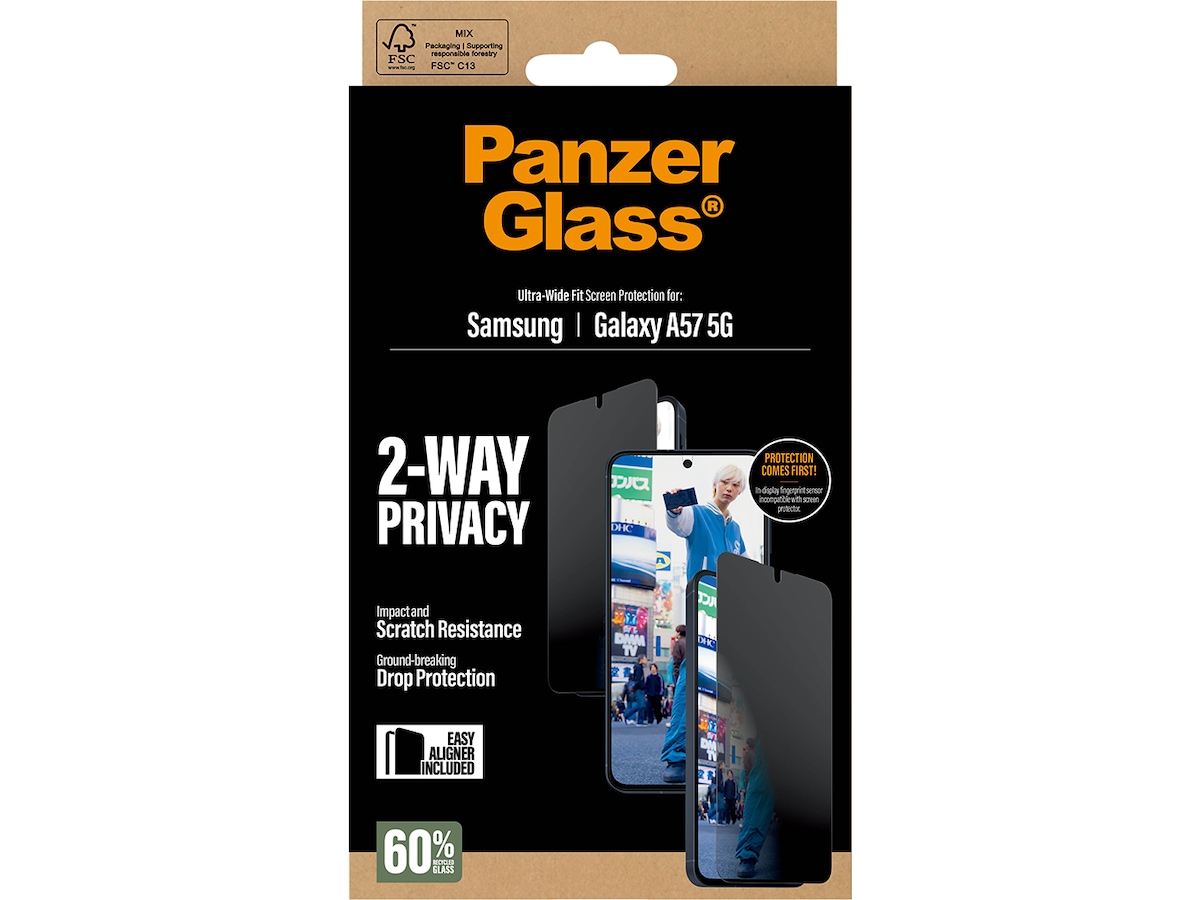 PanzerGlass Privacy Skjermbeskytter Galaxy A57 5G Skjermbeskytter