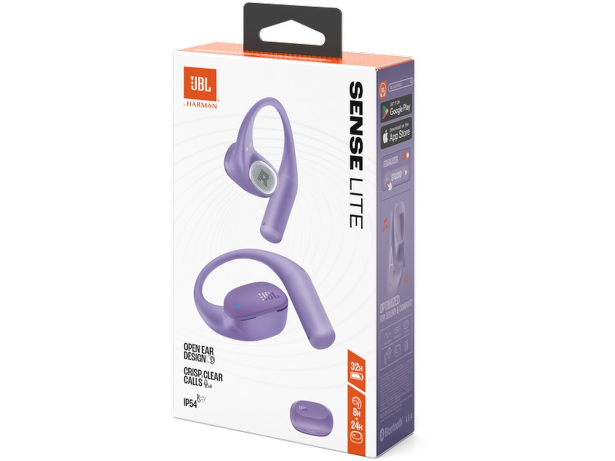 JBL Sense Lite Trådløse Ørepropper, In Ear (lilla) -B-Grade Demo headset