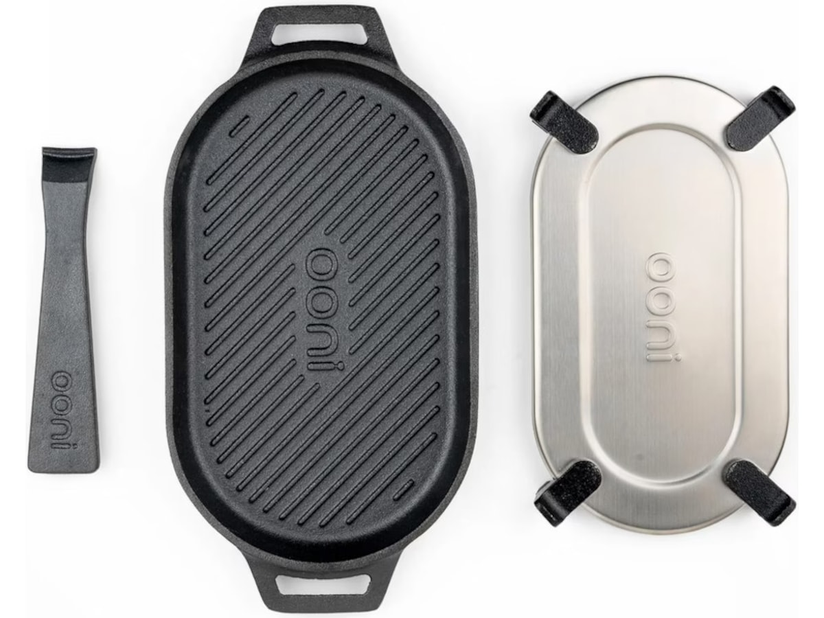 Ooni støpejernspanne for grilling Tilbehør til pizzaovner