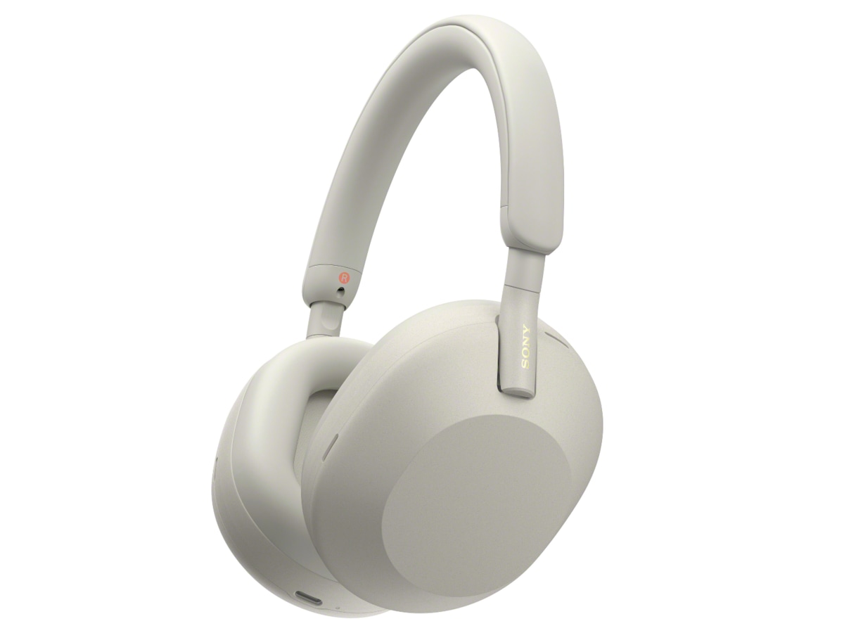 Sony WH-1000XM5 trådløse hodetelefoner, Over-Ear (sølv) -B-Grade Demo headset