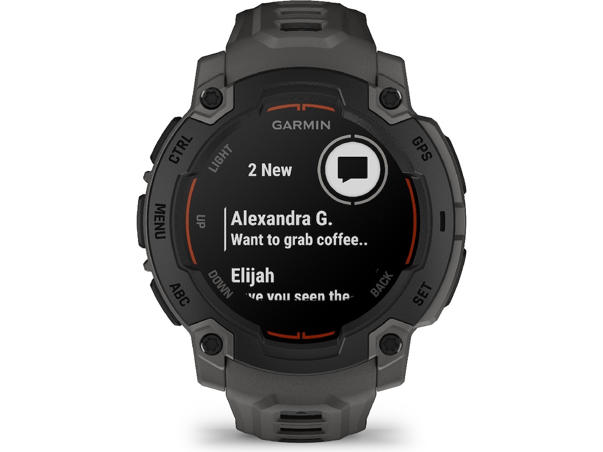 Garmin Instinct E 45mm (sort/koksgrå) -B-Grade Demo tilbehør til mobiler & klokker