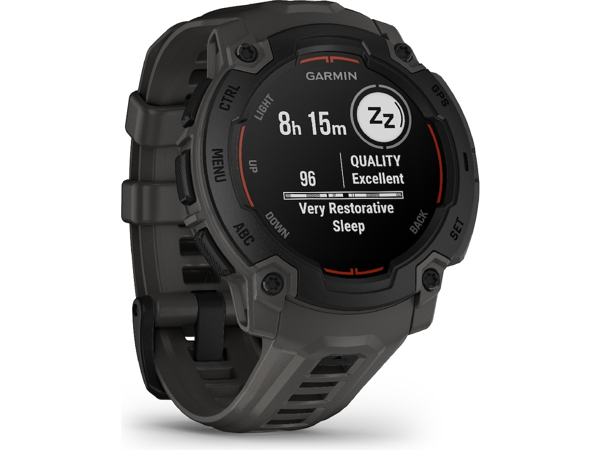 Garmin Instinct E 45mm (sort/koksgrå) -B-Grade Demo tilbehør til mobiler & klokker