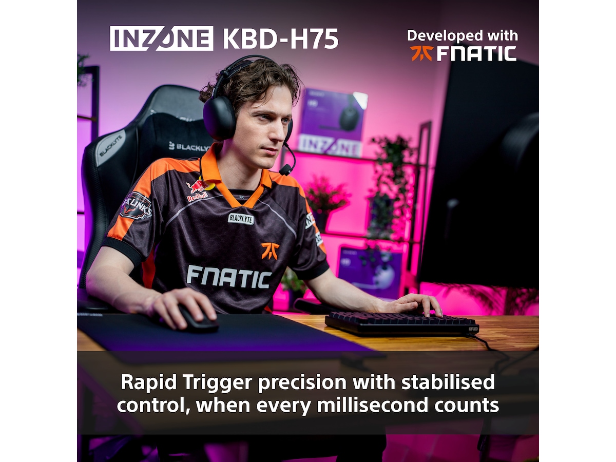 Sony INZONE KBD-H75 Gaming Tastatur 75% TKL Gamingtastatur