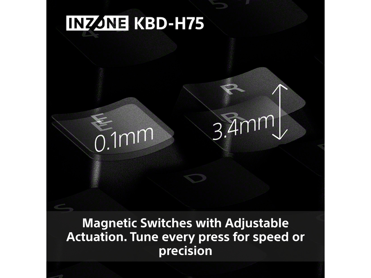 Sony INZONE KBD-H75 Gaming Tastatur 75% TKL Gamingtastatur