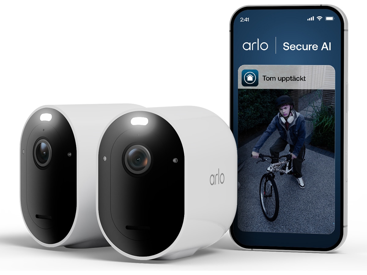 Arlo Pro 6 2K overvåkningskamera 2-pack Overvåkningskameraer