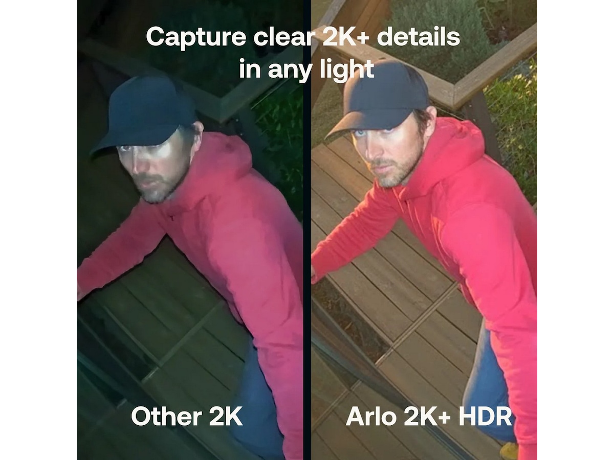 Arlo Pro 6 2K overvåkningskamera 2-pack Overvåkningskameraer