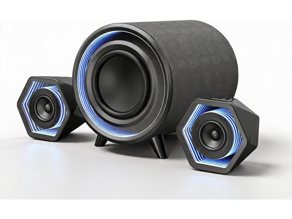 Mission BlastCore 5 2.1 høyttalersystem 80W 2.1 Høyttalere