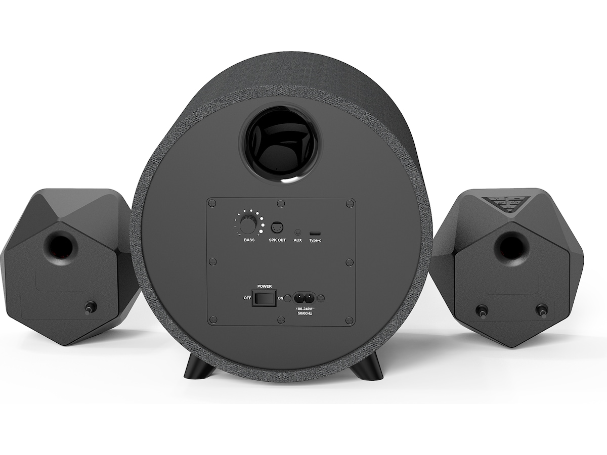 Mission BlastCore 5 2.1 høyttalersystem 80W 2.1 Høyttalere