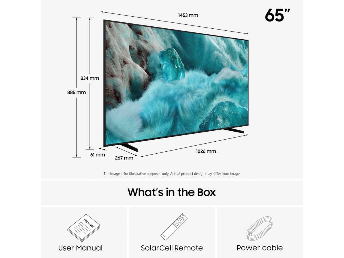 Samsung 65" Q7FA QLED 4K Smart TV (2025) -B-Grade Demo TV/projektor