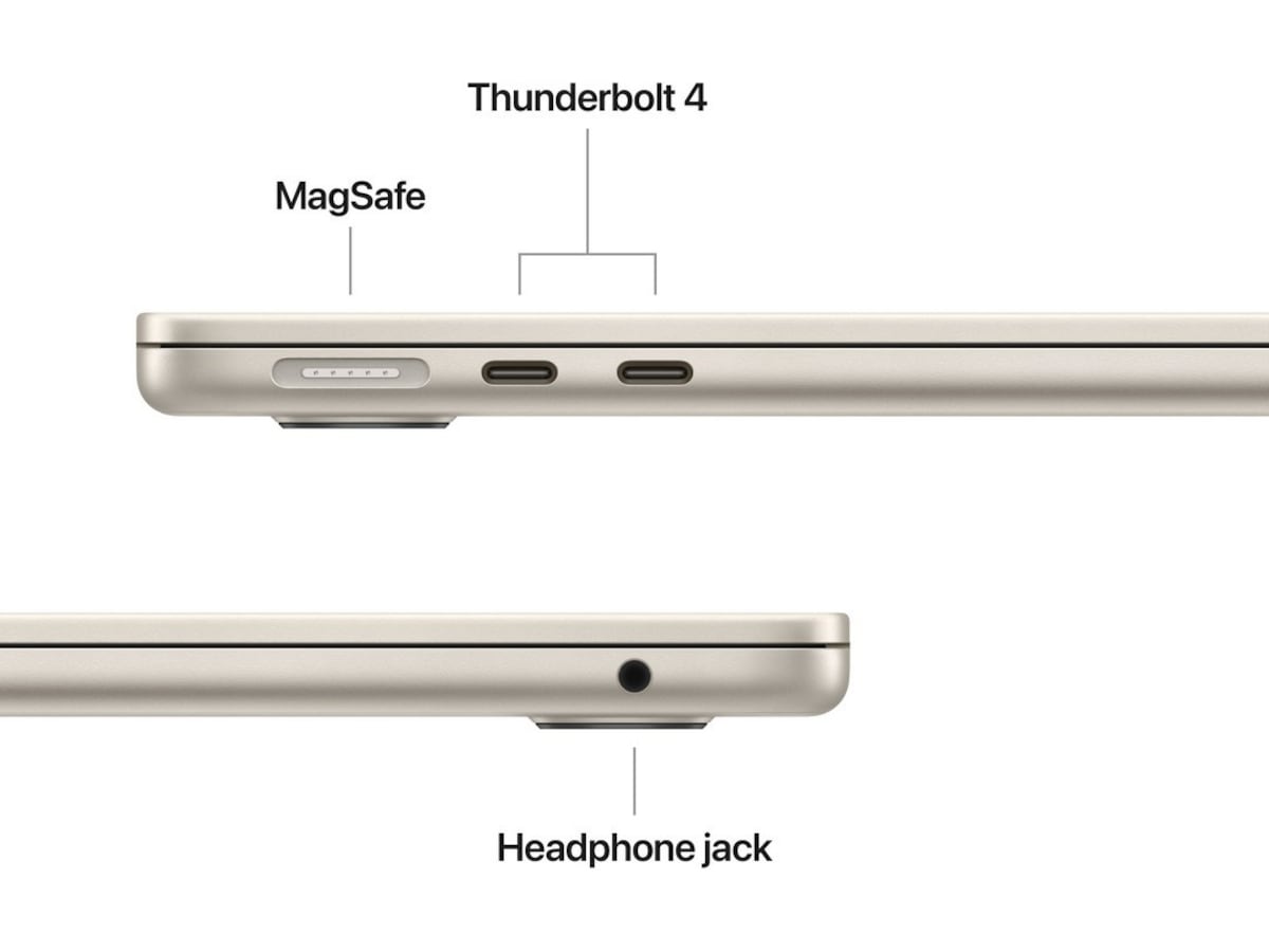 MacBook Air 13" M4 (2025) 512GB (stjerneskinn) -B-Grade Demo bærbar PC