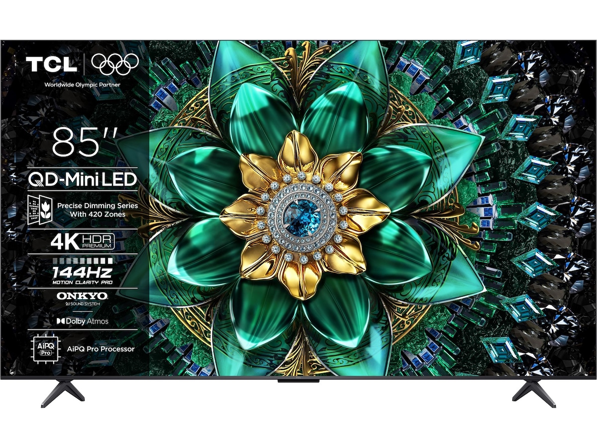 TCL 85" Q6C Premium QD-MiniLED TV (2026) Over 80 tommer TV