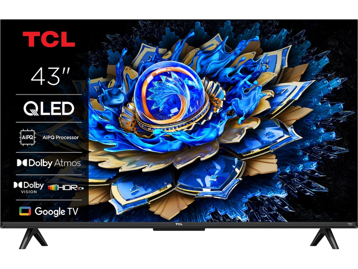 TCL T69C 43” QLED Smart TV 4K (2026) 20 - 49 tommer TV