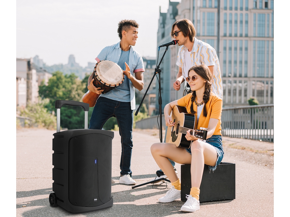 BLG Bærbart PA-system 100W RMS Bluetooth Trådløs / Bluetooth-høyttaler