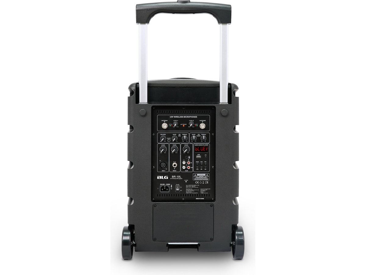 BLG Bærbart PA-system 100W RMS Bluetooth Trådløs / Bluetooth-høyttaler
