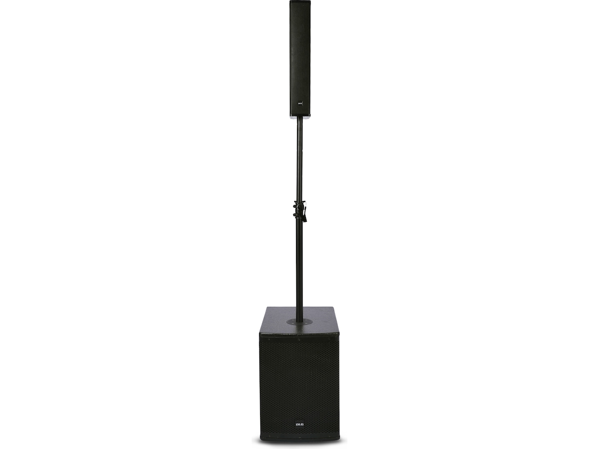 BLG Bluetooth PA-system 400W 2-veis 10" Sub DSP 125dB Høyttalere