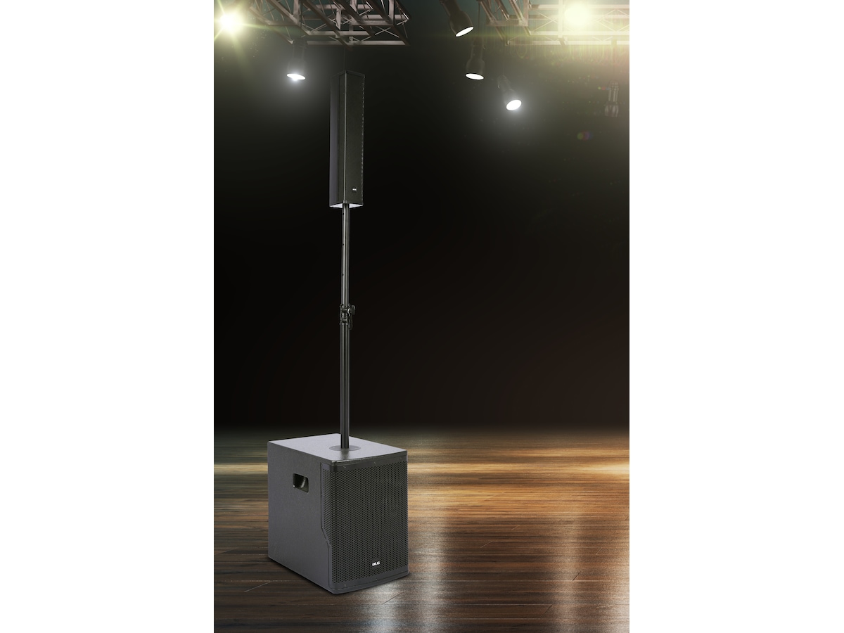BLG Bluetooth PA-system 400W 2-veis 10" Sub DSP 125dB Høyttalere