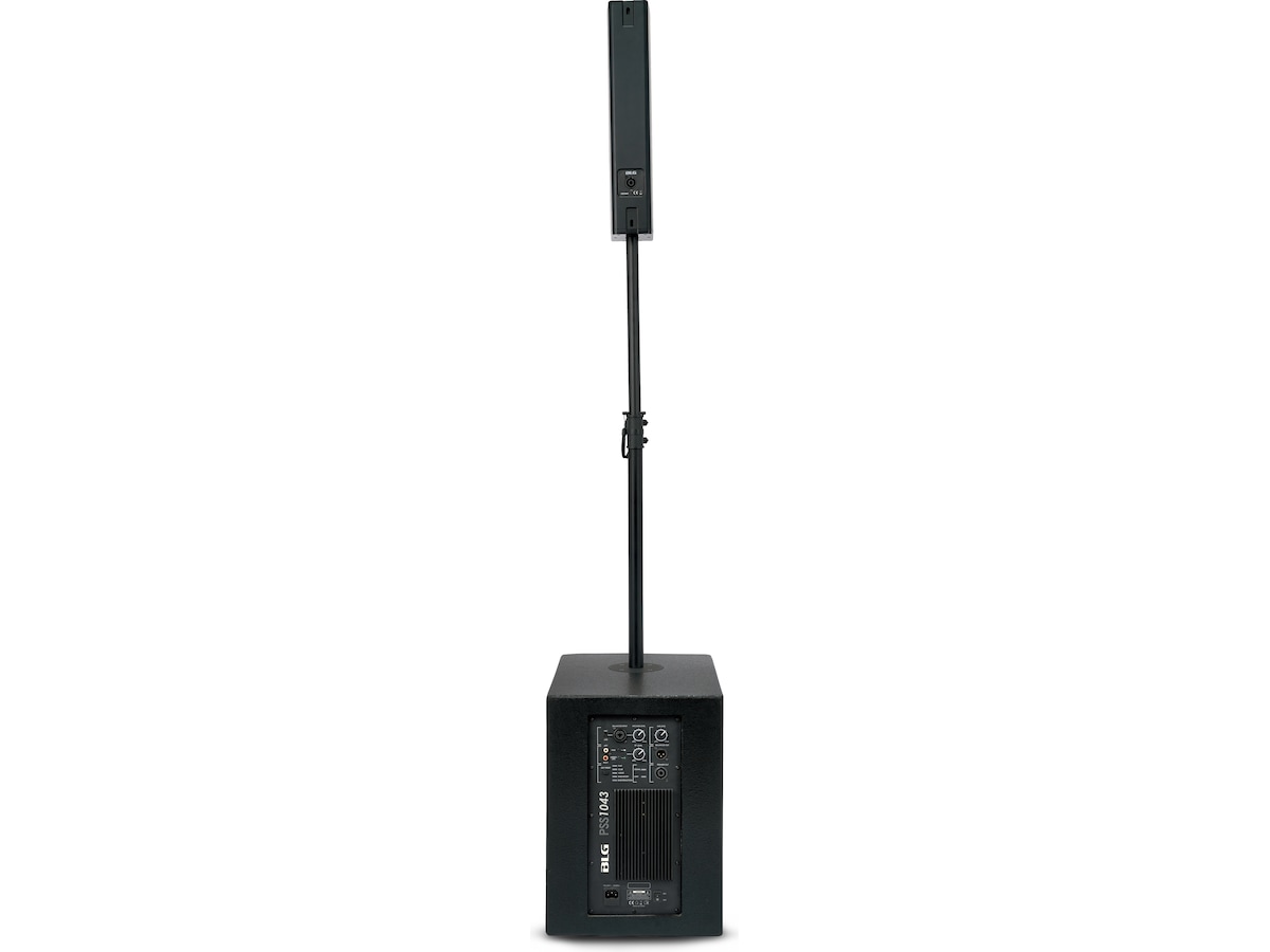 BLG Bluetooth PA-system 400W 2-veis 10" Sub DSP 125dB Høyttalere