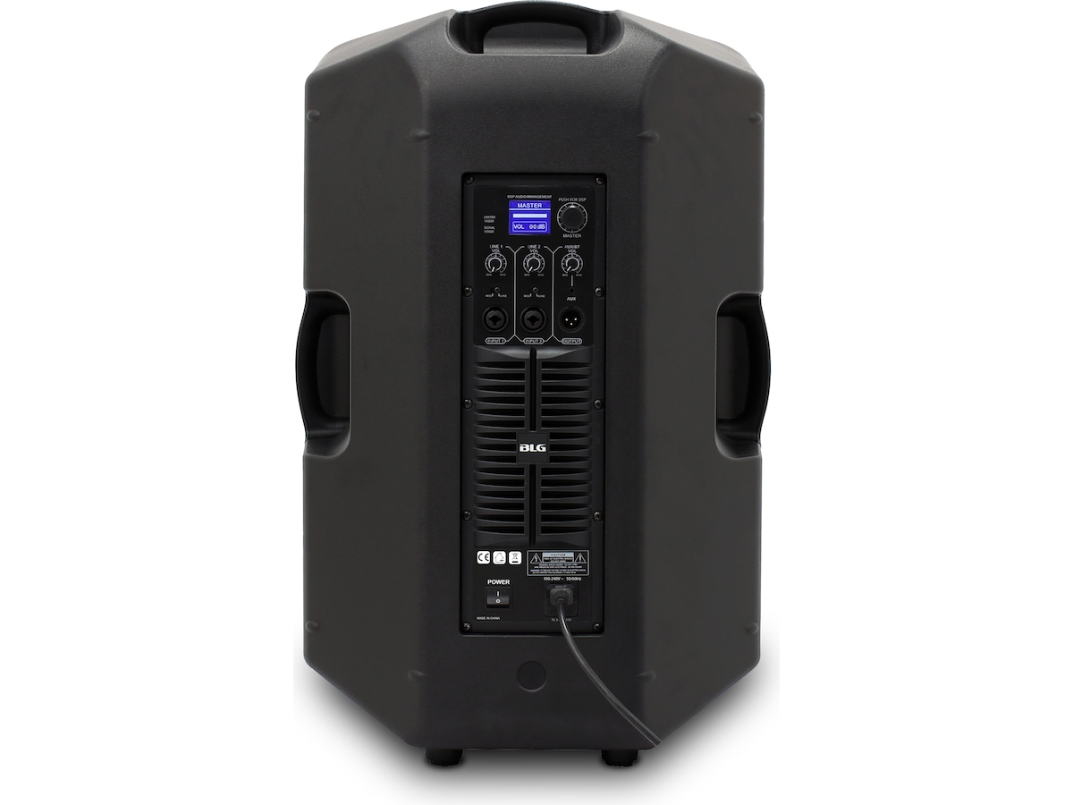 BLG 15" 2-veis aktiv PA-høyttaler, 800W RMS, DSP Høyttalere