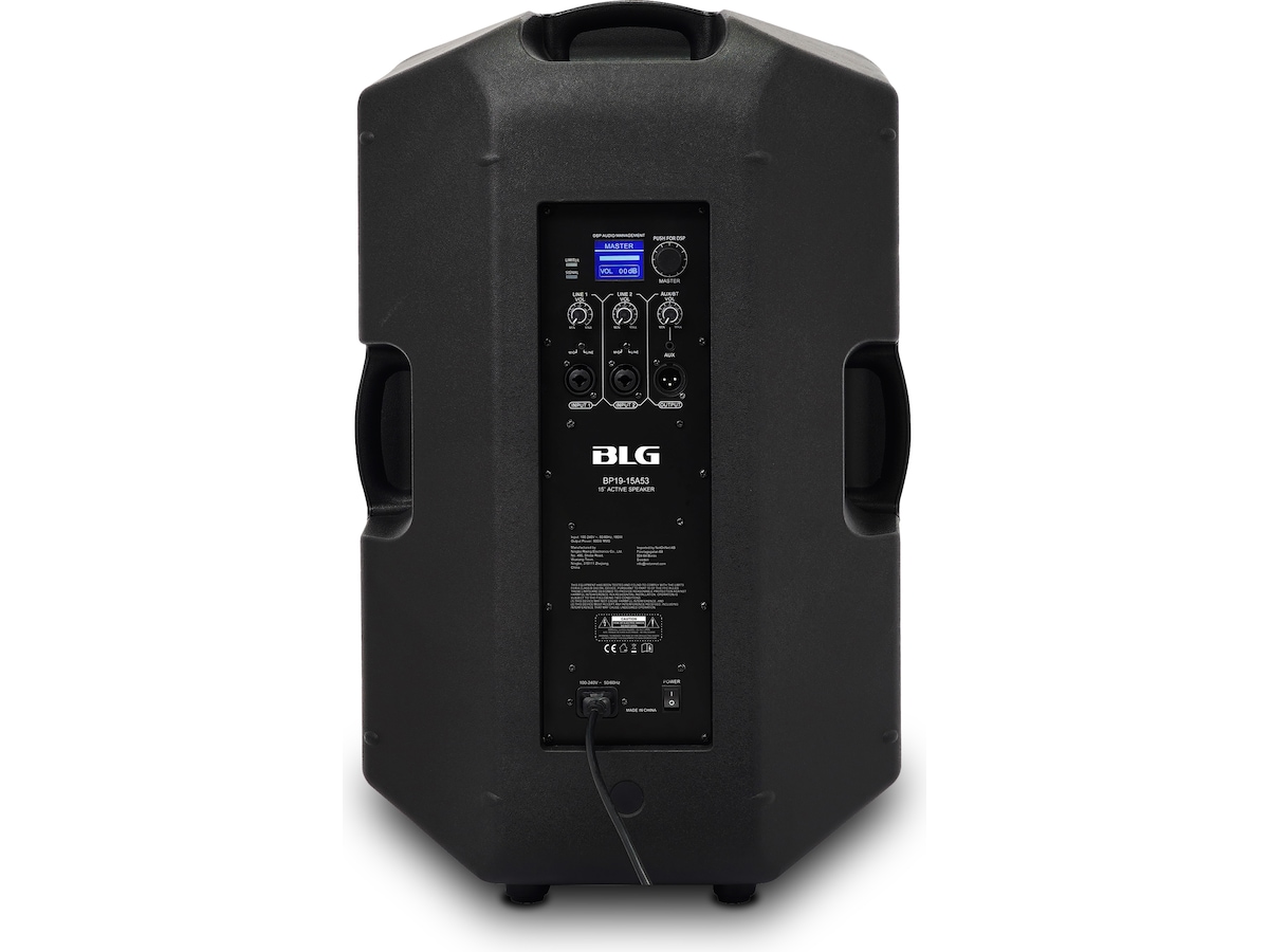 Active PA-høyttaler 15" 500W RMS, DSP, Bluetooth Høyttalere