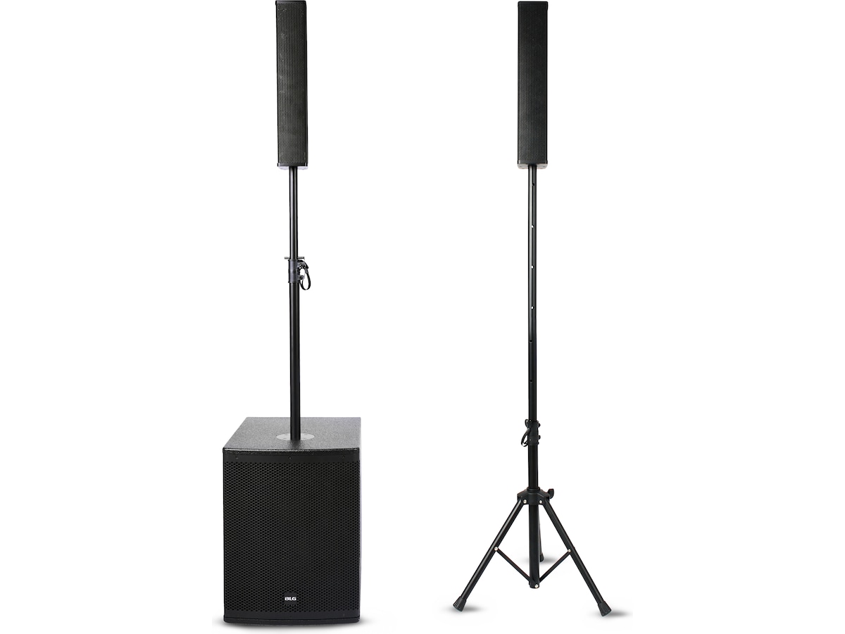 BLG PSS1243 2-Way Active PA-system, 12" Sub, Bluetooth 5.3 Høyttalere