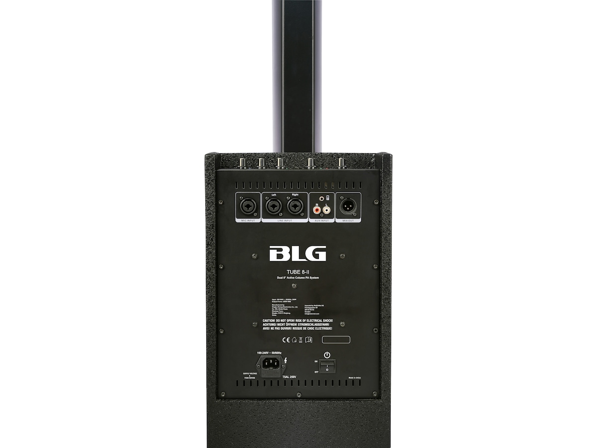 BLG TUBE 8-II  Column PA-system 500W DSP Stereo Bluetooth Høyttalere