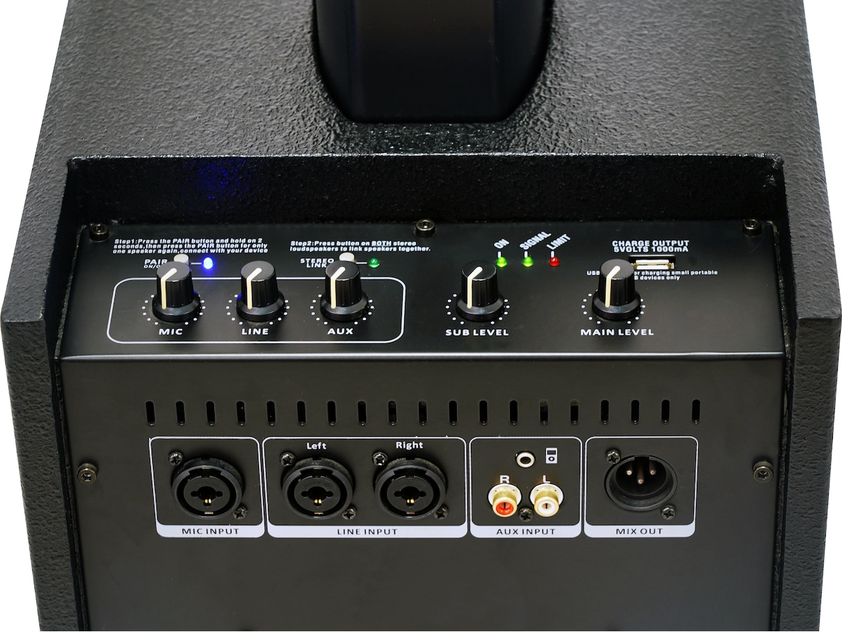 BLG TUBE 8-II  Column PA-system 500W DSP Stereo Bluetooth Høyttalere