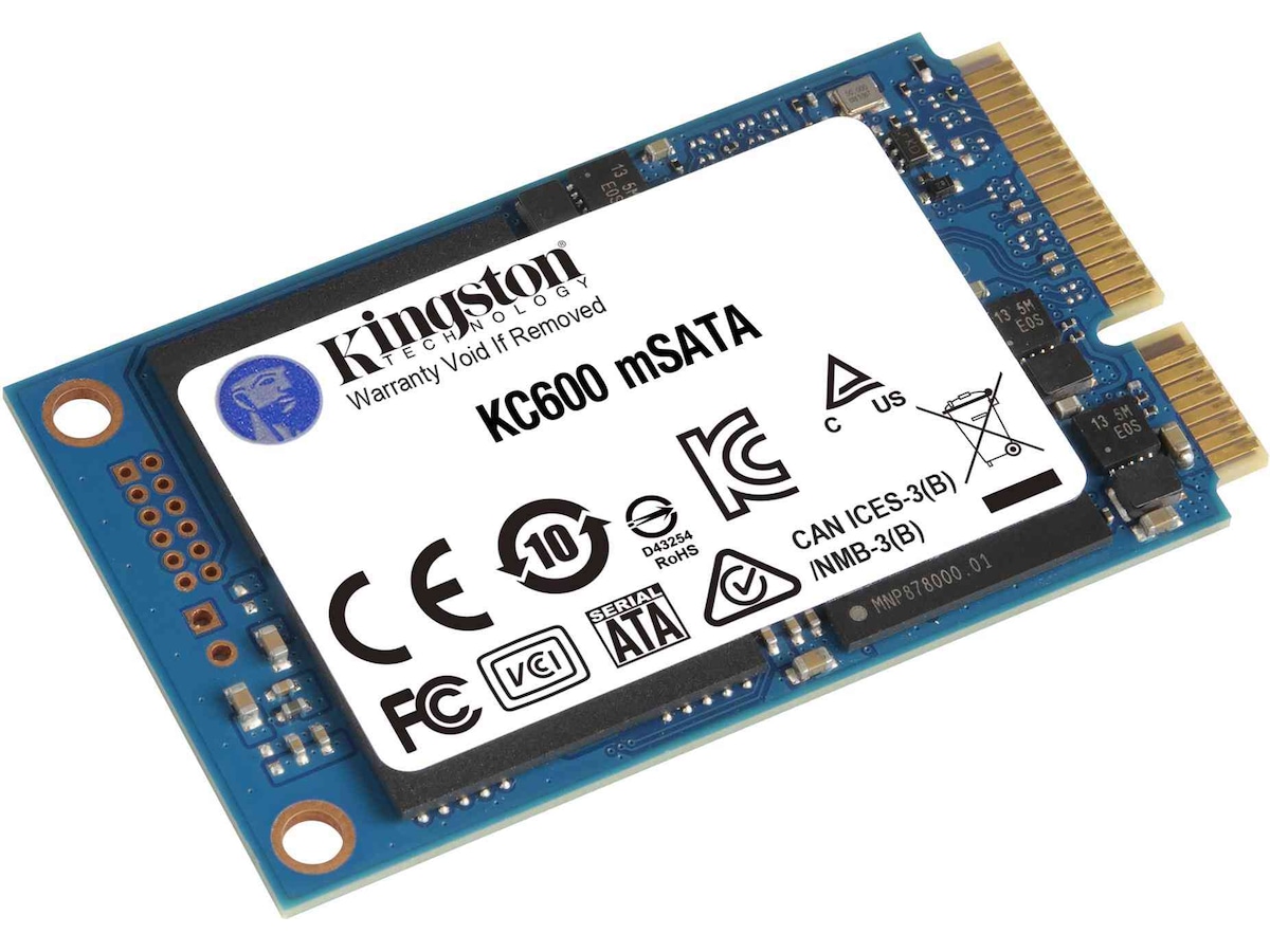 Kingston KC600MS 1024GB mSATA SSD -B-Grade Demo harddisker